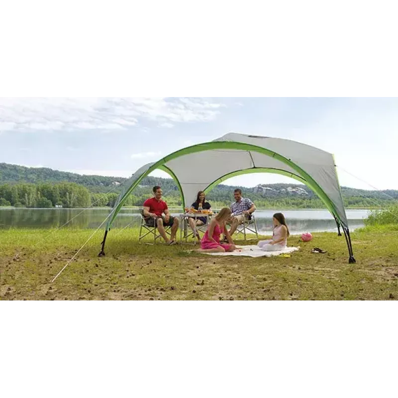 Shelter canopy COLEMAN 2000016832 — green/white, steel frame, 22 kg