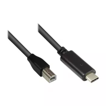 Good Connections USB2.0 Cable C-B black 1m