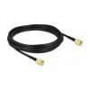 Antenna Cable DeLOCK RP-SMA plug to RP-SMA plug LMR/CFD100 5 m