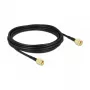 Antenna Cable DeLOCK RP-SMA plug to RP-SMA plug LMR/CFD100 5 m