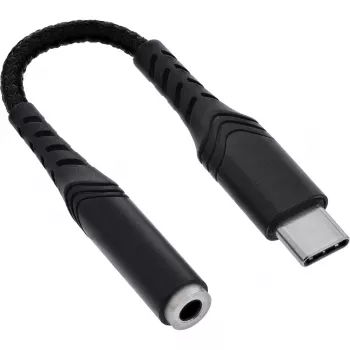 Audio converter InLine 33054E USB-C to 3.5 mm with built‑in DAC, 15 cm cable