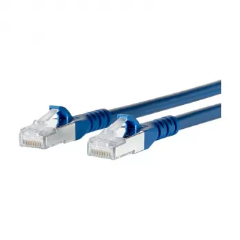 METZ CONNECT 1308450544-E 0.5m Cat6a S/FTP (S-STP) Blue Network Cable (1308450544-E)
