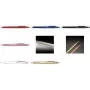 Mechanical pencil rotring 600 metallic pearl white 0.5 mm — metal barrel, knurled grip