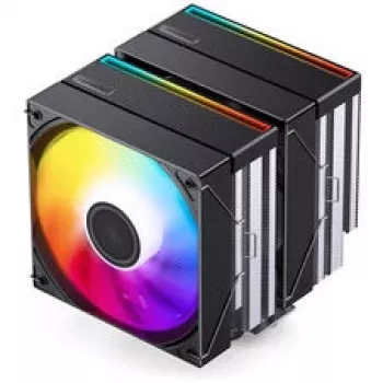 CPU Cooler Jonsbo CB80 Dual-Tower with 2 x 120mm PWM RGB Fans — black