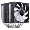 CPU Cooler Jonsbo CB80 Dual-Tower with 2 x 120mm PWM RGB Fans — black