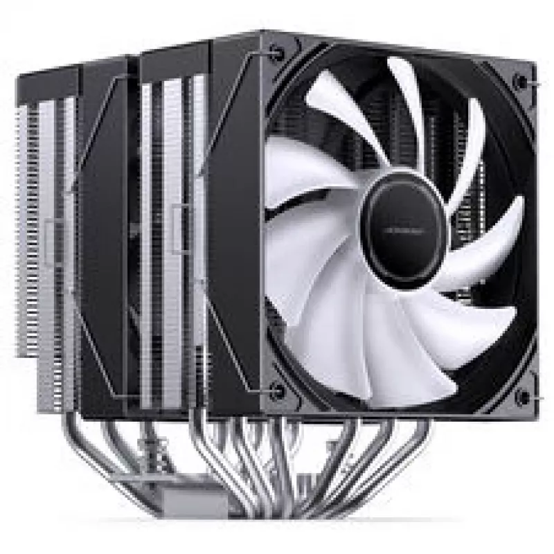 CPU Cooler Jonsbo CB80 Dual-Tower with 2 x 120mm PWM RGB Fans — black