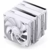 CPU Cooler Jonsbo CB80 Dual-Tower with 2×120mm PWM ARGB Fans — White