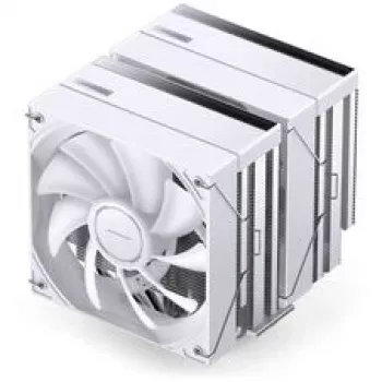 CPU Cooler Jonsbo CB80 Dual-Tower with 2×120mm PWM ARGB Fans — White