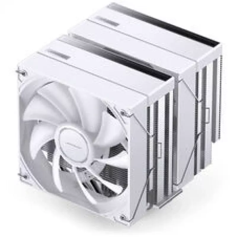 CPU Cooler Jonsbo CB80 Dual-Tower with 2×120mm PWM ARGB Fans — White
