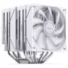 CPU Cooler Jonsbo CB80 Dual-Tower with 2×120mm PWM ARGB Fans — White