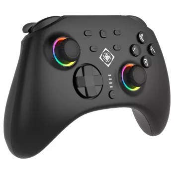 Gamepad Deltaco GAM-198 Black — Bluetooth and USB (Type-C) for Nintendo Switch, Switch 2, Switch OLED, Android, PC