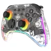 Gamepad Deltaco Gaming GAM-198-T Transparent Bluetooth/USB USB-C for Nintendo Switch, Switch 2, Switch OLED, Android, PC