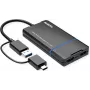VALUE Display Adapter USB Type A C - Dual HDMI 4K30+ 1080P ST/BU - Adapter - Digital/Data (12.99.3206)