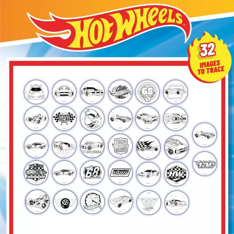 Hot Wheels Projector drawing school set