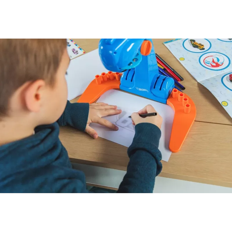 Hot Wheels Projector drawing school set