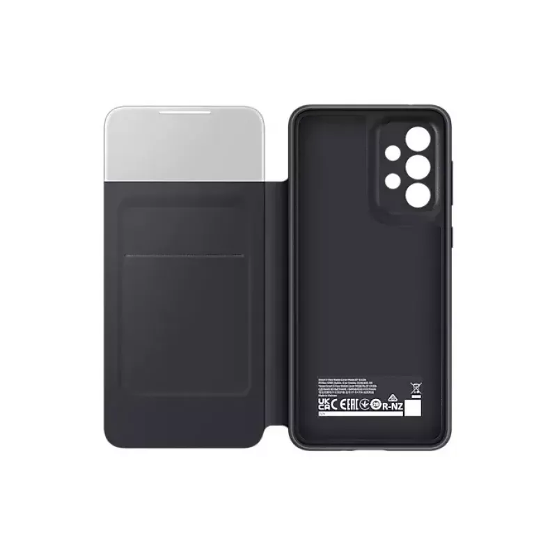 Wallet case Samsung EF-EA336PBEGEW for Galaxy A33 5G, compatible with 6.4 inch screens, Black, 1 card pocket