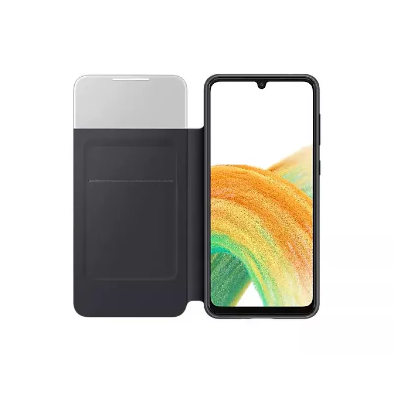 Wallet case Samsung EF-EA336PBEGEW for Galaxy A33 5G, compatible with 6.4 inch screens, Black, 1 card pocket