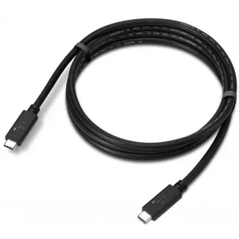 USB cable Lenovo USB4 Gen 2x2 4X91U92143, USB‑C to USB‑C, 1.5 m, 20 Gbit/s, Black