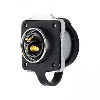 Good Connections IC01-20P303 - S1 - Power (3-Pin) - Black - straight - Metal - Plastic - Gold - copper alloy