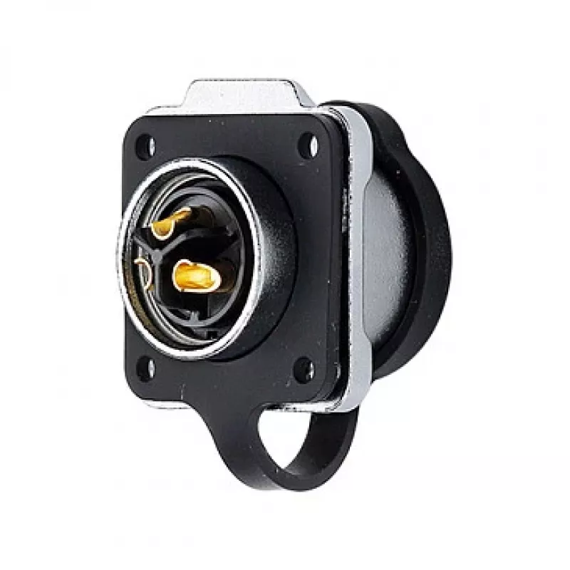 Good Connections IC01-20P303 - S1 - Power (3-Pin) - Black - straight - Metal - Plastic - Gold - copper alloy