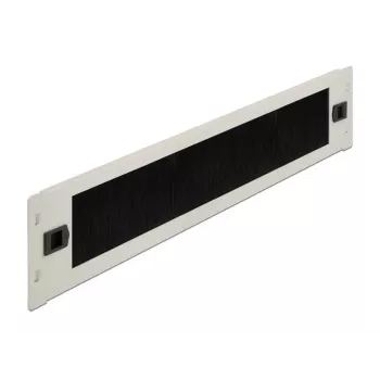Cable management panel DeLOCK 19 inch Cable Management Brush Strip tool free 2U grey
