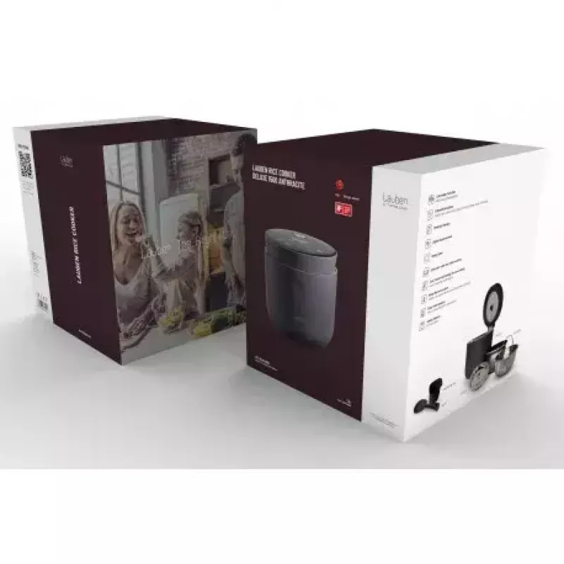 Rice Cooker Lauben LBNRCD1500AT 1.5L 500W Black
