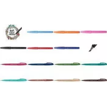 Felt pen PENTEL Brush Sign Fine tip, Navy ink, 1 pc