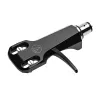 Audio-Technica AT-VM95E/H phono cartridge with AT-HS6BK headshell pre-assembled (black/green)