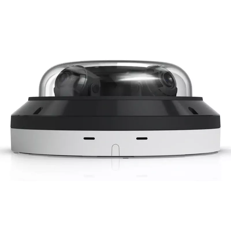 IP dome security camera UBIQUITI AI Multi Sensor 4 — 3840×2160, 360° FOV, 2.33× optical zoom, ceiling mount, wired (white/black)