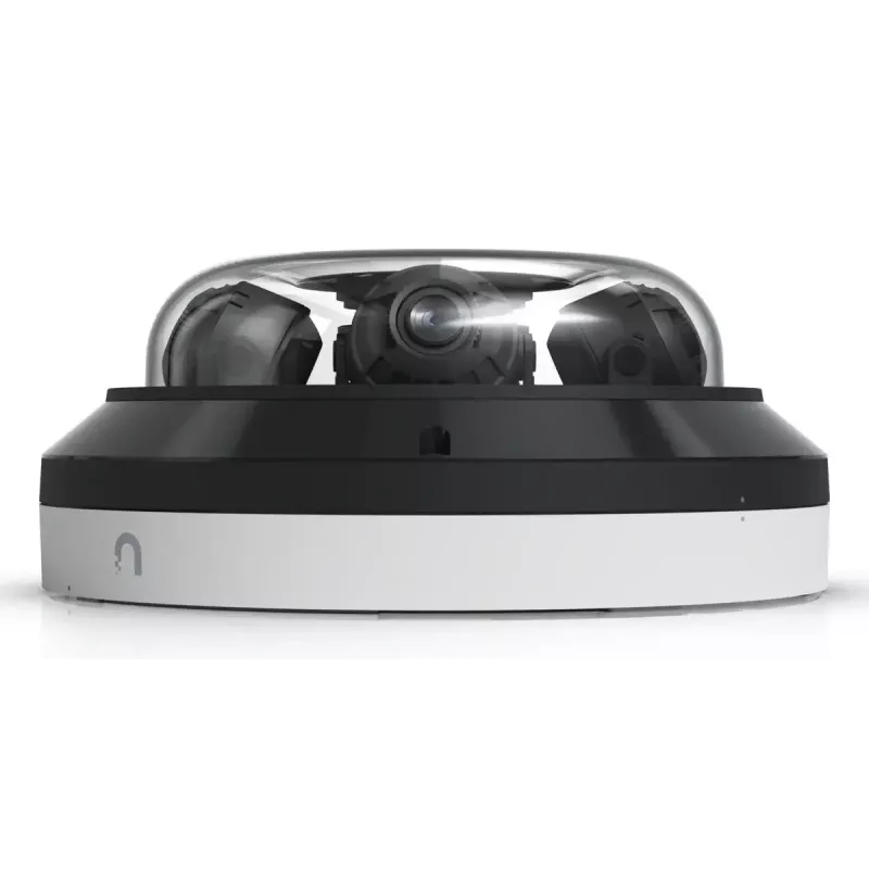 IP dome security camera UBIQUITI AI Multi Sensor 4 — 3840×2160, 360° FOV, 2.33× optical zoom, ceiling mount, wired (white/black)