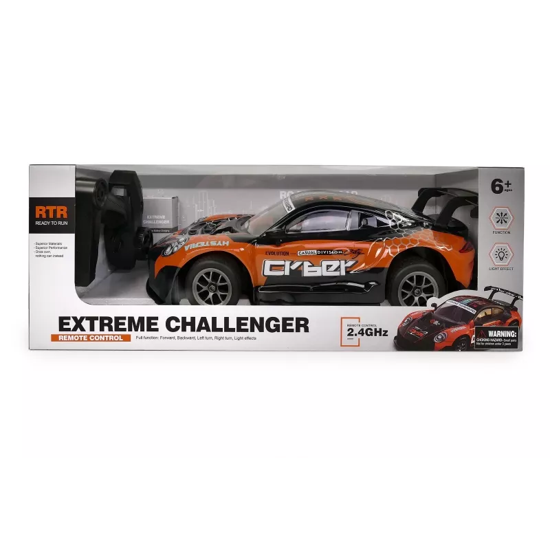 Radio Control Car Artyk Car R/C orange – remote-controlled toy car, battery-powered, model 176982