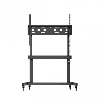 TV floor trolley EDBAK MTR200 with electric height adjustment, mobile mount for displays