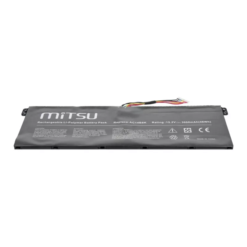 Battery MITSU BC/AC-E3 for Acer laptops 2200 mAh 33 Wh 15.2 V