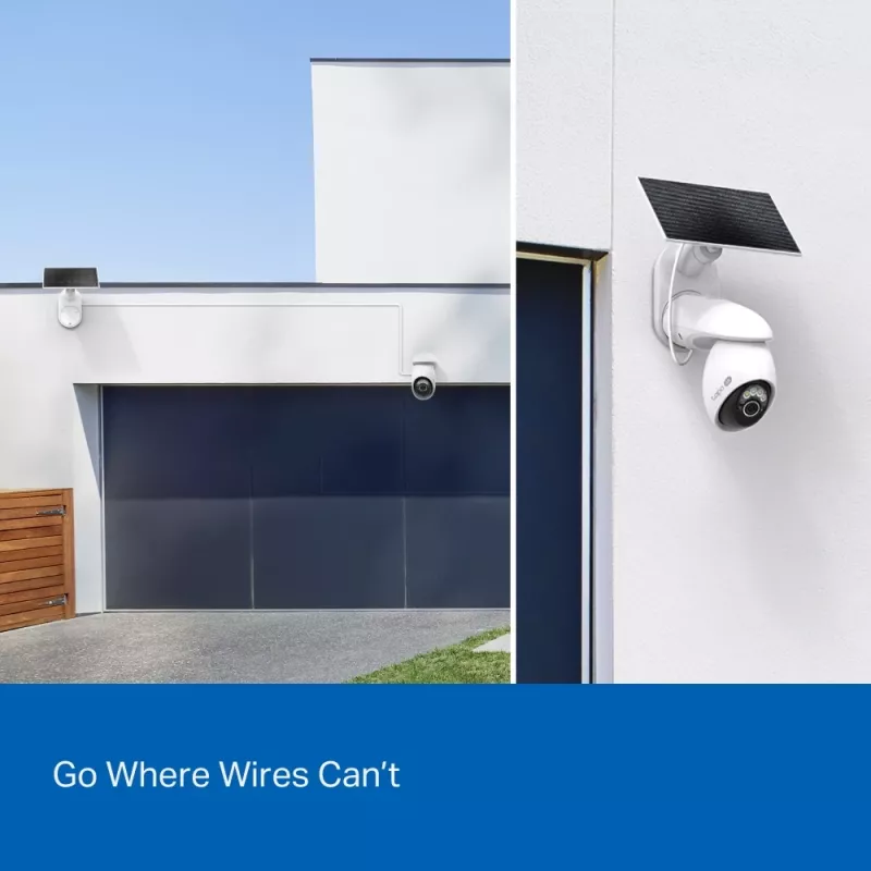 TP-Link Tapo Solar-Powered Pan/Tilt Security Camera Kit
