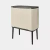 Brabantia Bo Touch Bin 34 L 2 baskets Beige Width 540 mm Depth 312 mm Height 680 mm