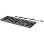 HP USB Keyboard for PC Full-size Wired USB Black QY776AA#ABE