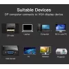 I/O Adapter DP to VGA/0.15M Black Hbfbb Vention