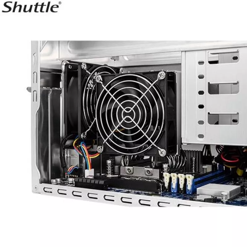 Shuttle PCB-SB860R811 SB860R8 XPC Cube Barebone, S-1851,Intel B860, 4x DDR5, Xe Graphics,500W, black