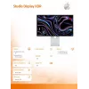 Monitor Apple Studio Display XDR with Nano-texture glass, tilt and height-adjustable stand