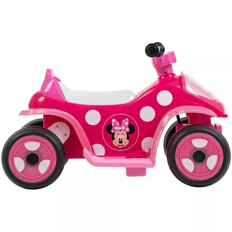 Electric Ride-On Quad for Kids HUFFY Minnie Mouse Model 19073W, Battery-Powered Children's ATV