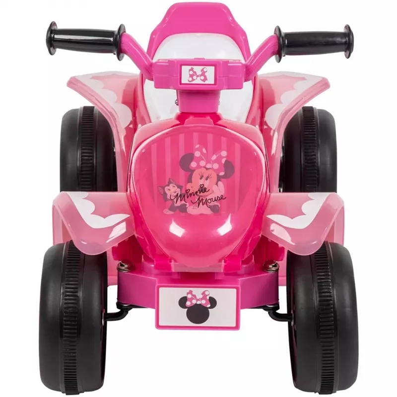 Electric Ride-On Quad for Kids HUFFY Minnie Mouse Model 19073W, Battery-Powered Children's ATV