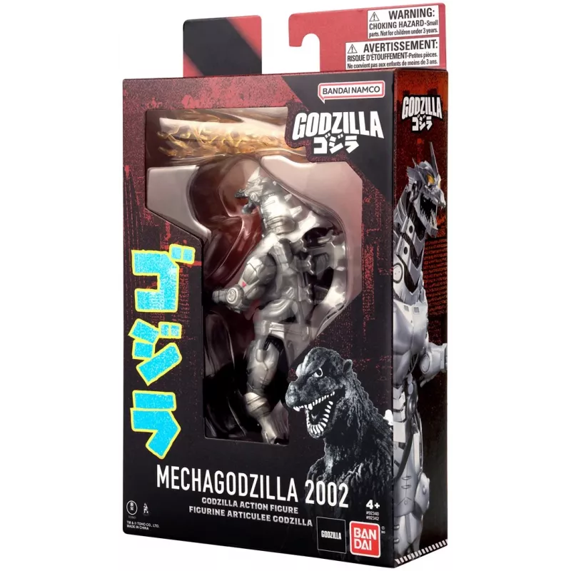 Action Figure Bandai Mecha Godzilla 2002 — Collectible Articulated Toy, Model 92342