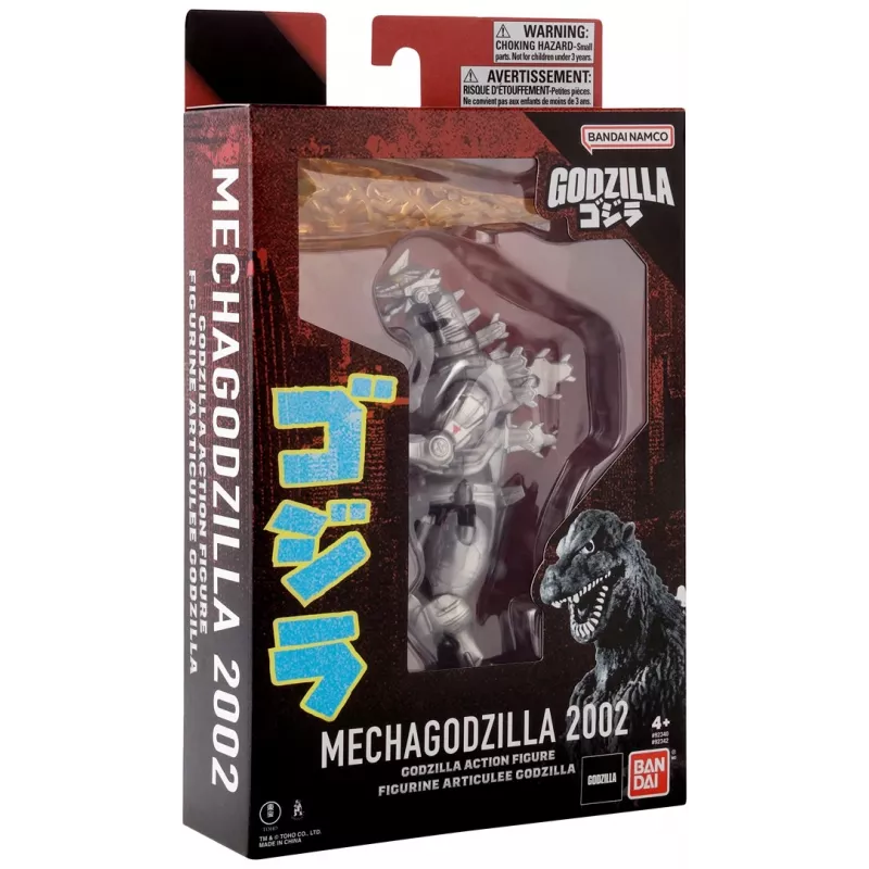Action Figure Bandai Mecha Godzilla 2002 — Collectible Articulated Toy, Model 92342
