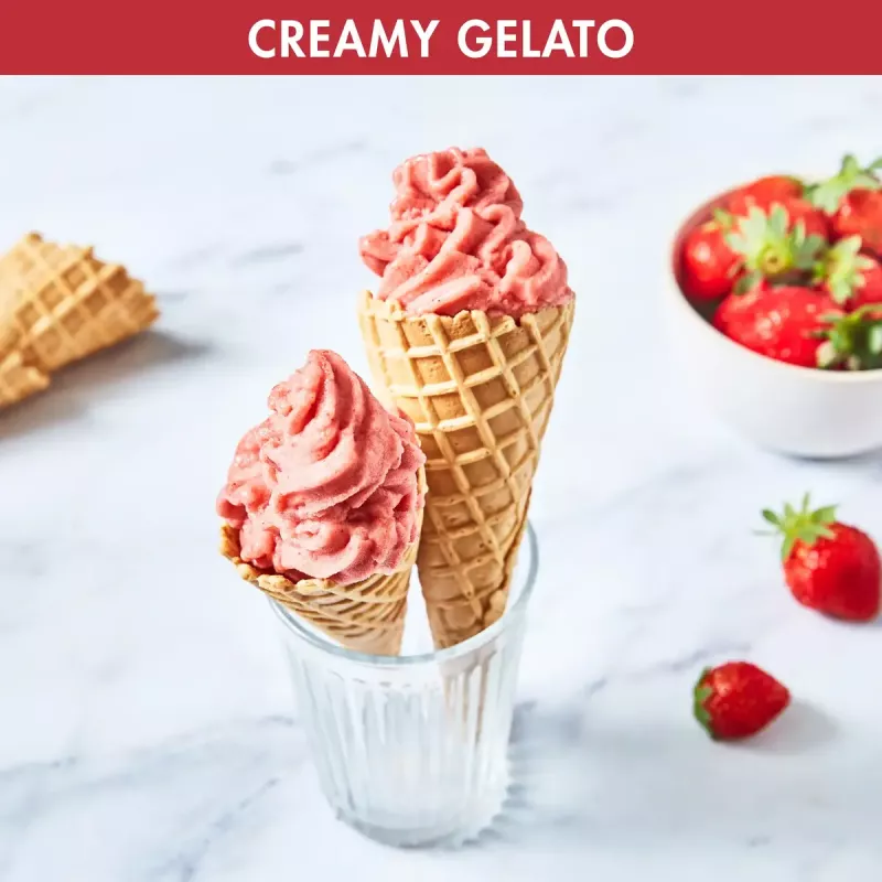 Magimix Gelato Expert Compressor Ice Cream Maker, 2 L, 180 W, Stainless Steel