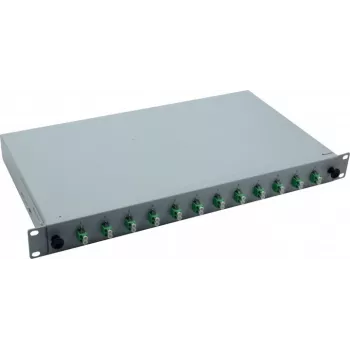 Helos 375552 rack cabinet 1U Grey