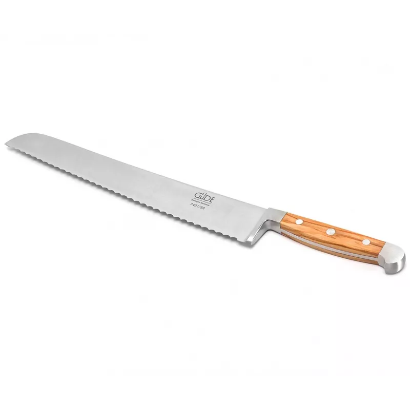 Güde Alpha Ulivo Pane Bread Knife, 32 cm