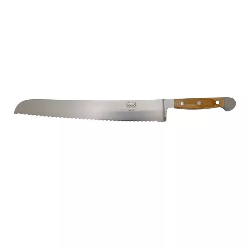 Güde Alpha Ulivo Pane Bread Knife, 32 cm