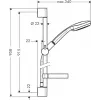 Shower system Hansgrohe Croma 100 27771000 Chrome