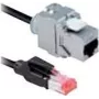 Ethernet patch cable Bachmann CAT6a RJ45 5 m — Cat6a, RJ-45 connectors, nickel-plated contacts, 10 Gbps
