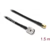 Coaxial Antenna Cable DELOCK TNC male to SMA male RG-58 C/U 1.5 m